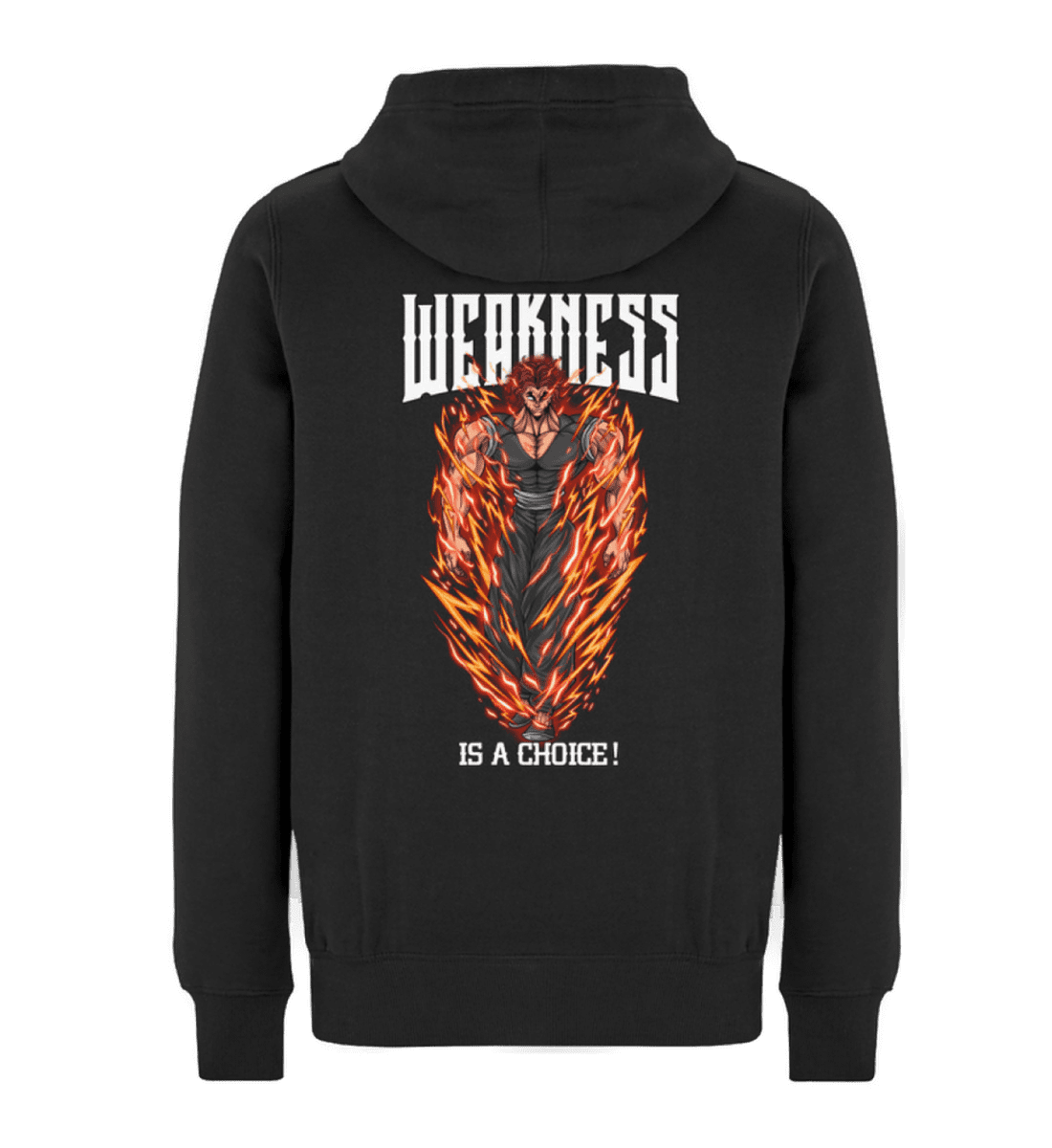 WEAKNESS - Premium Hoodie Backprint