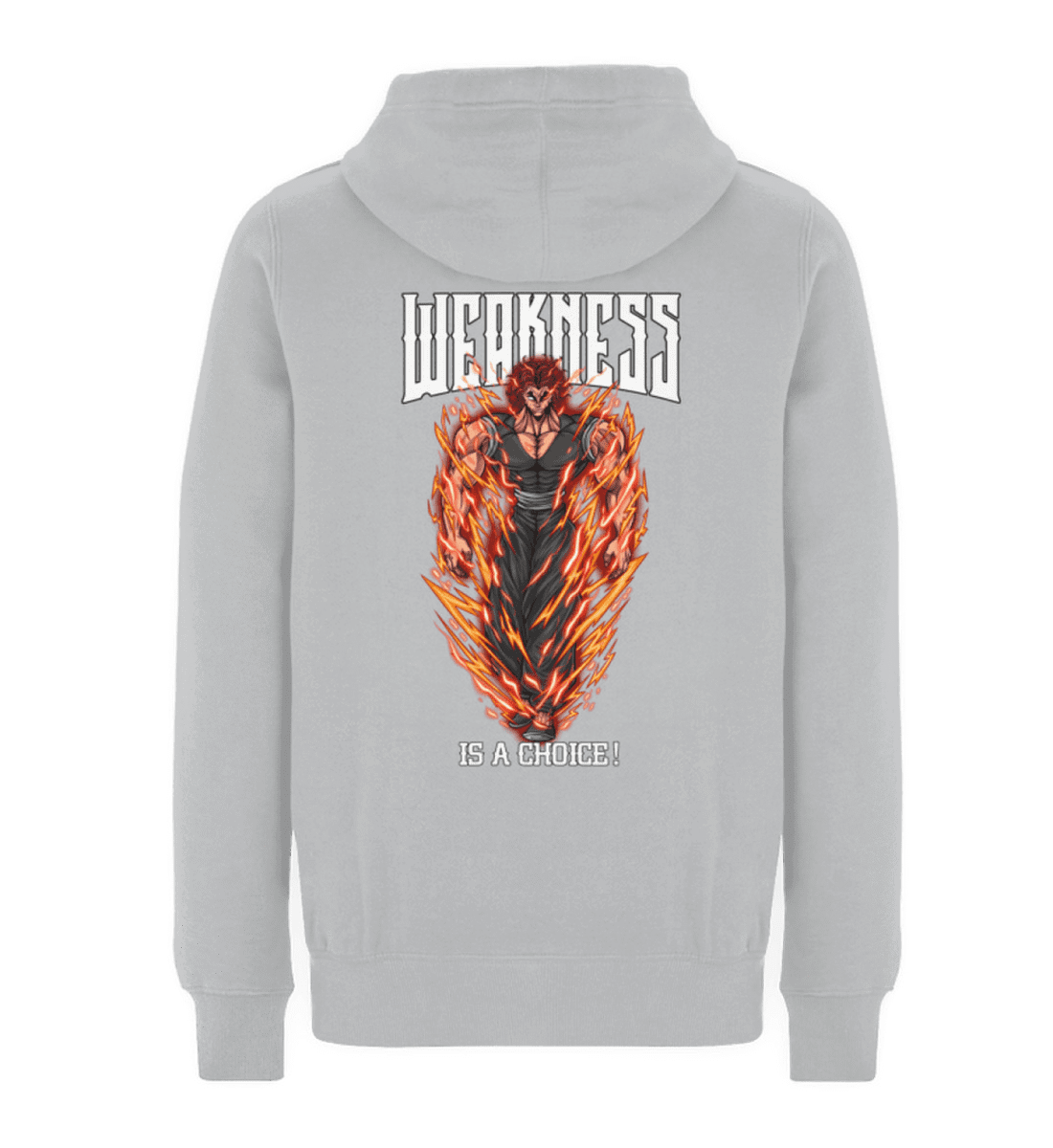 WEAKNESS - Premium Hoodie Backprint