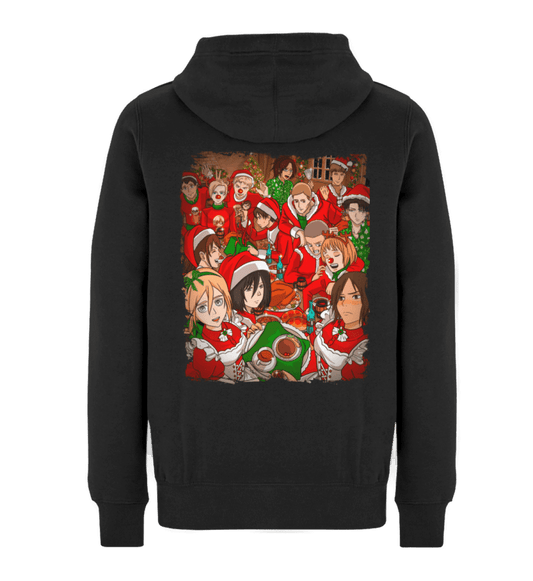 Weihnachtsfest - Premium Hoodie Backprint